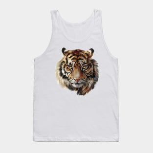 Wildlife head tiger Tank Top